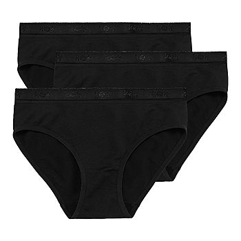 Staying in Tonight Black Ribbed High-Waisted Brief Panty