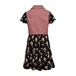 Knit Works Little & Big Girls 2-pc. Short Sleeve Cap Sleeve A-Line Dress