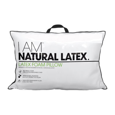 I AM Natural Latex Pillow 73527-DCOM, Color: White - JCPenney
