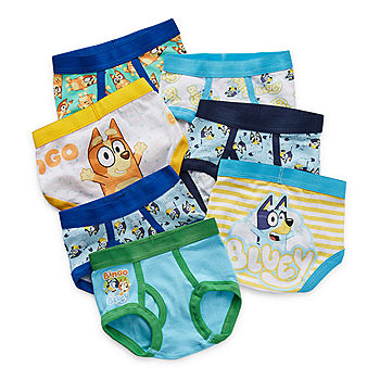 Bluey Toddler Boys 7 Pack Bluey Briefs, Color: Bluey - JCPenney