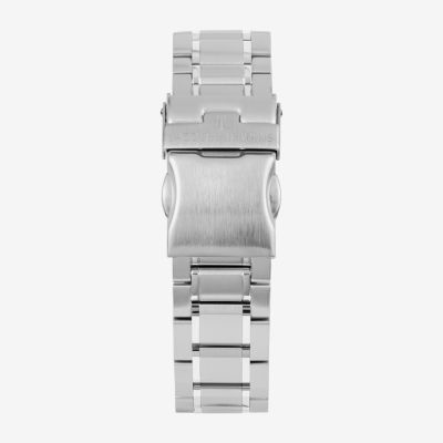 Jacques Lemans Mens Automatic Silver Tone Bracelet Watch Wjl0027501