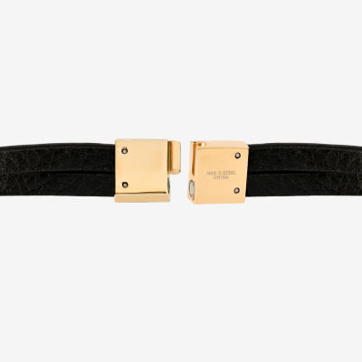 Mens Stainless Steel Wrap Bracelet