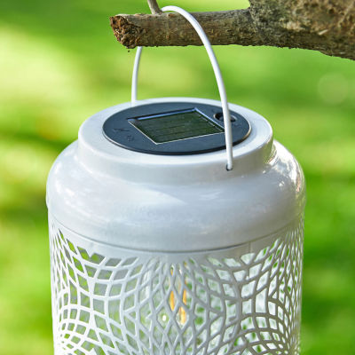 Glitzhome 8.75" Metal Cutout Lanterns