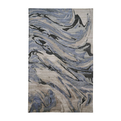 Weave And Wander Orwell Abstract Hand Tufted Indoor Rectangle Area Rugs