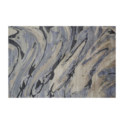 Weave And Wander Orwell Abstract Hand Tufted Indoor Rectangle Area Rugs