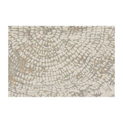 Weave And Wander Parker Abstract Machine Made Indoor Rectangle Area Rugs