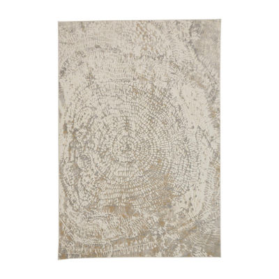 Weave And Wander Parker Abstract Machine Made Indoor Rectangle Area Rugs