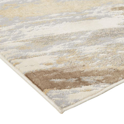 Weave And Wander Parker Abstract Machine Made Indoor Rectangular Accent Rug