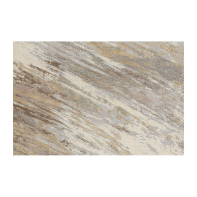 Weave And Wander Parker Abstract Machine Made Indoor Rectangular Accent Rug