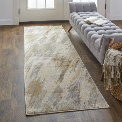 Weave And Wander Parker Abstract Machine Made Indoor Rectangular Accent Rug