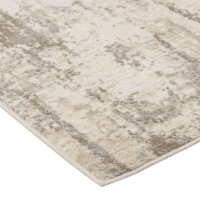 Weave And Wander Parker Abstract Machine Made Indoor Rectangle Area Rugs