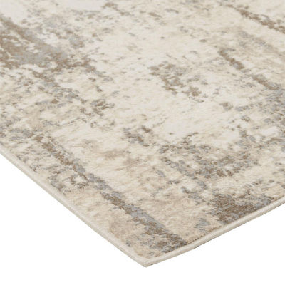 Weave And Wander Parker Abstract Machine Made Indoor Rectangle Area Rugs