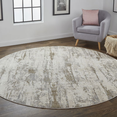 Weave And Wander Parker Abstract Machine Made Indoor Rectangular Area Rug