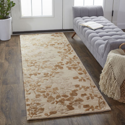 Weave And Wander Khalo Floral Hand Tufted Indoor Rectangular Runner