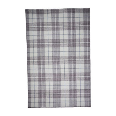 Weave And Wander Jens Plaid Flatweave Indoor Rectangle Accent Rugs