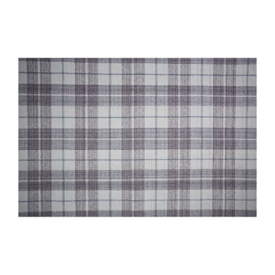 Weave And Wander Jens Plaid Flatweave Indoor Rectangle Accent Rugs