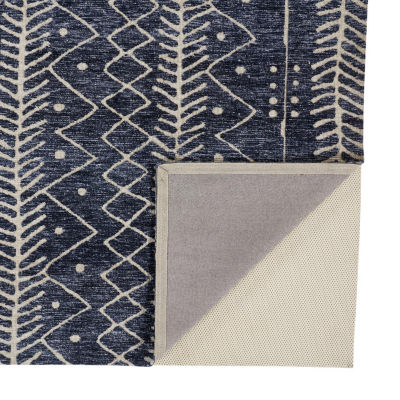 Weave And Wander Oliena Stripe Machine Made Indoor Rectangle Accent Rugs