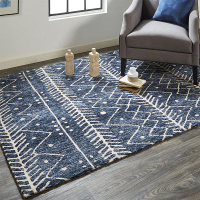 Weave And Wander Oliena Stripe Machine Made Indoor Rectangle Accent Rugs