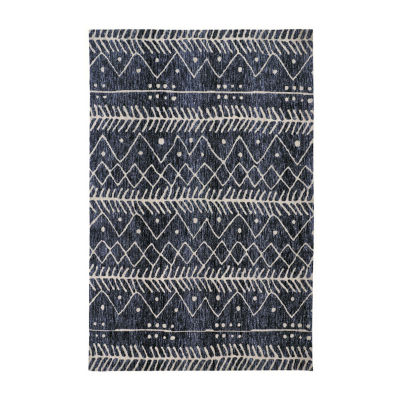 Weave And Wander Oliena Stripe Machine Made Indoor Rectangle Area Rugs