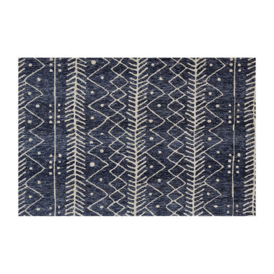 Weave And Wander Oliena Stripe Machine Made Indoor Rectangle Area Rugs