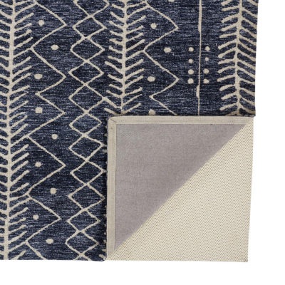 Weave And Wander Oliena Stripe Machine Made Indoor Rectangle Area Rugs