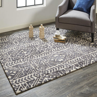 Weave And Wander Oliena Stripe Machine Made Indoor Rectangle Accent Rugs