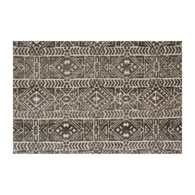 Weave And Wander Oliena Stripe Machine Made Indoor Rectangle Area Rugs