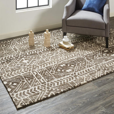 Weave And Wander Oliena Stripe Machine Made Indoor Rectangle Area Rugs