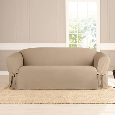 Sure Fit Heavy Weight Cotton Canvas Sofa Slipcovers