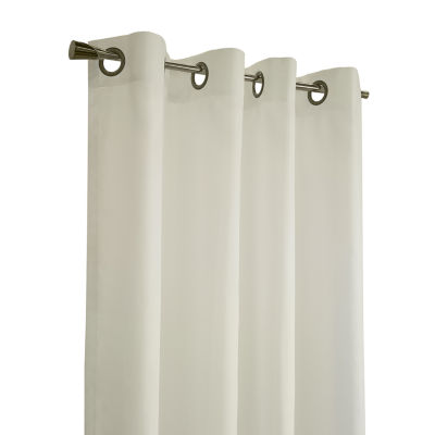 Rhapsody Lined Grommet Top Energy Saving Light-Filtering Single Curtain Panel