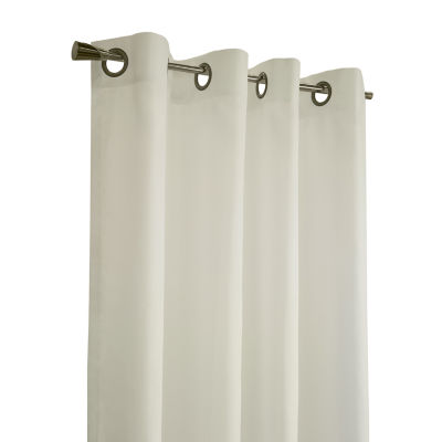 Rhapsody Lined Energy Saving Light-Filtering Grommet Top Single Curtain Panel