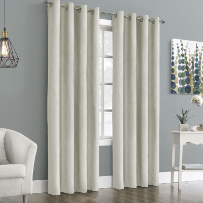 Ethan Energy Saving 100% Blackout Grommet Top Single Curtain Panel