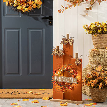 Glitzhome Fall Lighted Wooden Pumpkin Decor Thanksgiving Glitzhome Fall Lighted Wooden Pumpkin Decor Thanksgiving