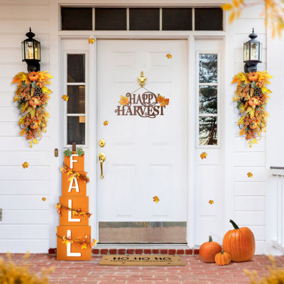 Glitzhome Wood "Fall" Decor Thanksgiving Porch Sign