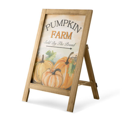 Glitzhome Fall Wooden Thanksgiving Porch Sign