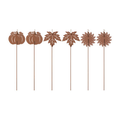 Glitzhome Set Of 6 Fall Thanksgiving Yard Art