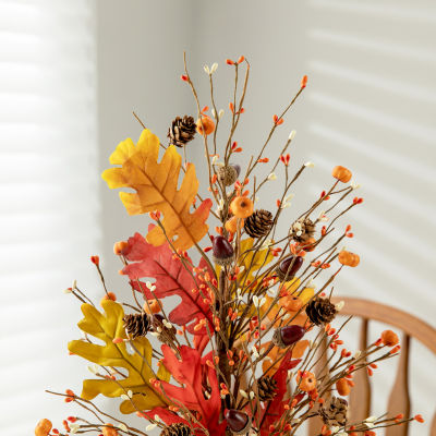 Glitzhome Harvest Tree Thanksgiving Tabletop Decor