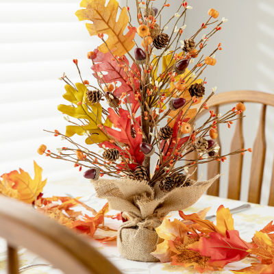 Glitzhome Harvest Tree Thanksgiving Tabletop Decor