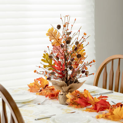 Glitzhome Harvest Tree Thanksgiving Tabletop Decor