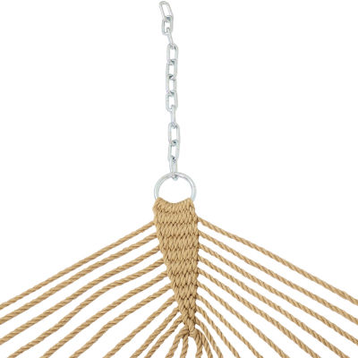 Sunnydaze Large Bar Rope Hammock