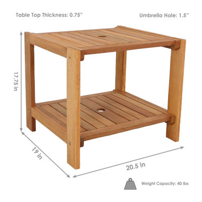 Weather Resistant Patio Side Table