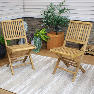 2 Pack Folding Patio Dining Chair