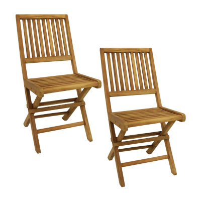2 Pack Folding Patio Dining Chair