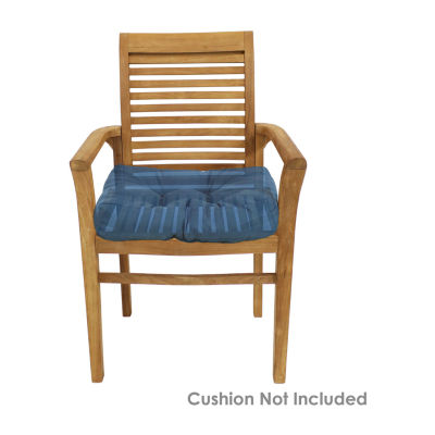 Teak Traditional Slat Style Patio Dining Chair