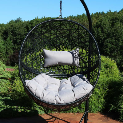 Jackson Outdoor Hanging Wicker Egg Chair