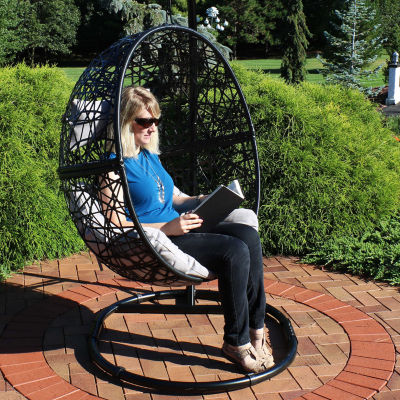 Jackson Outdoor Hanging Wicker Egg Chair