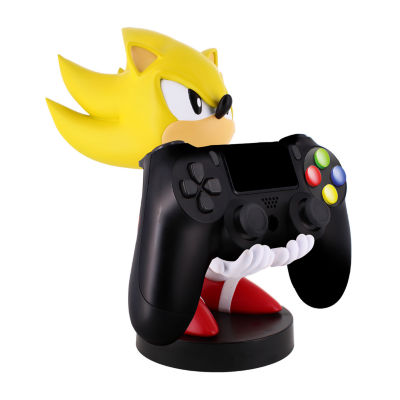 Exquisite Gaming Sega Super Sonic Device Charging Holder Sonic the Hedgehog Action Figure