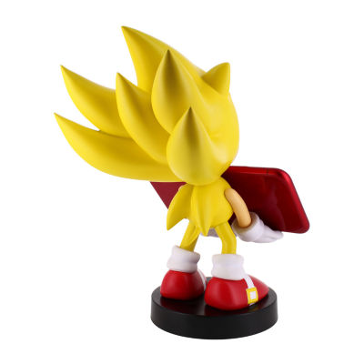 Exquisite Gaming Sega Super Sonic Device Charging Holder Sonic the Hedgehog Action Figure