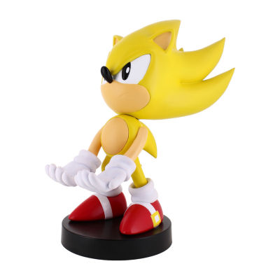 Exquisite Gaming Sega Super Sonic Device Charging Holder Sonic the Hedgehog Action Figure