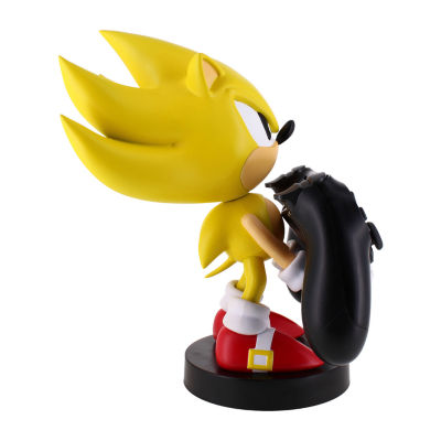 Exquisite Gaming Sega Super Sonic Device Charging Holder Sonic the Hedgehog Action Figure